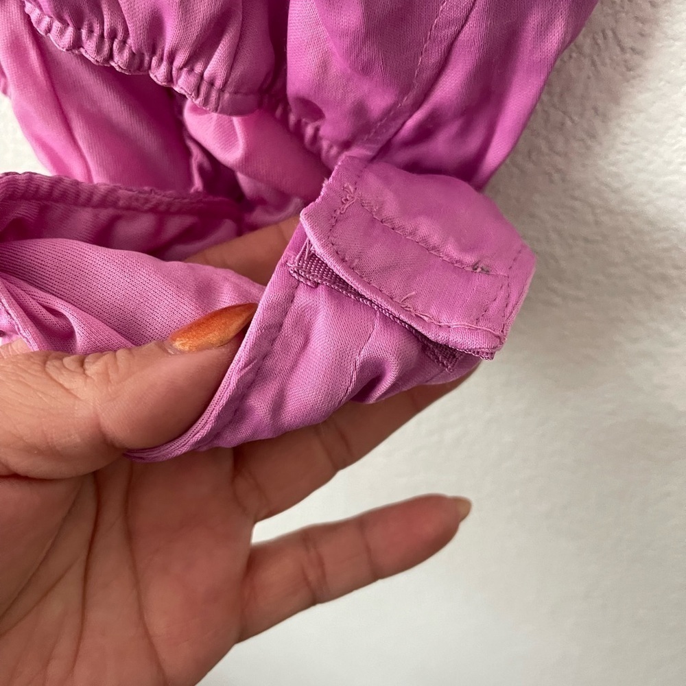 NWT ZARA  SATIN-EFFECT STRAPPY BODYSUIT Pink Size Small Ref 4661/480 - Picture 5 of 14